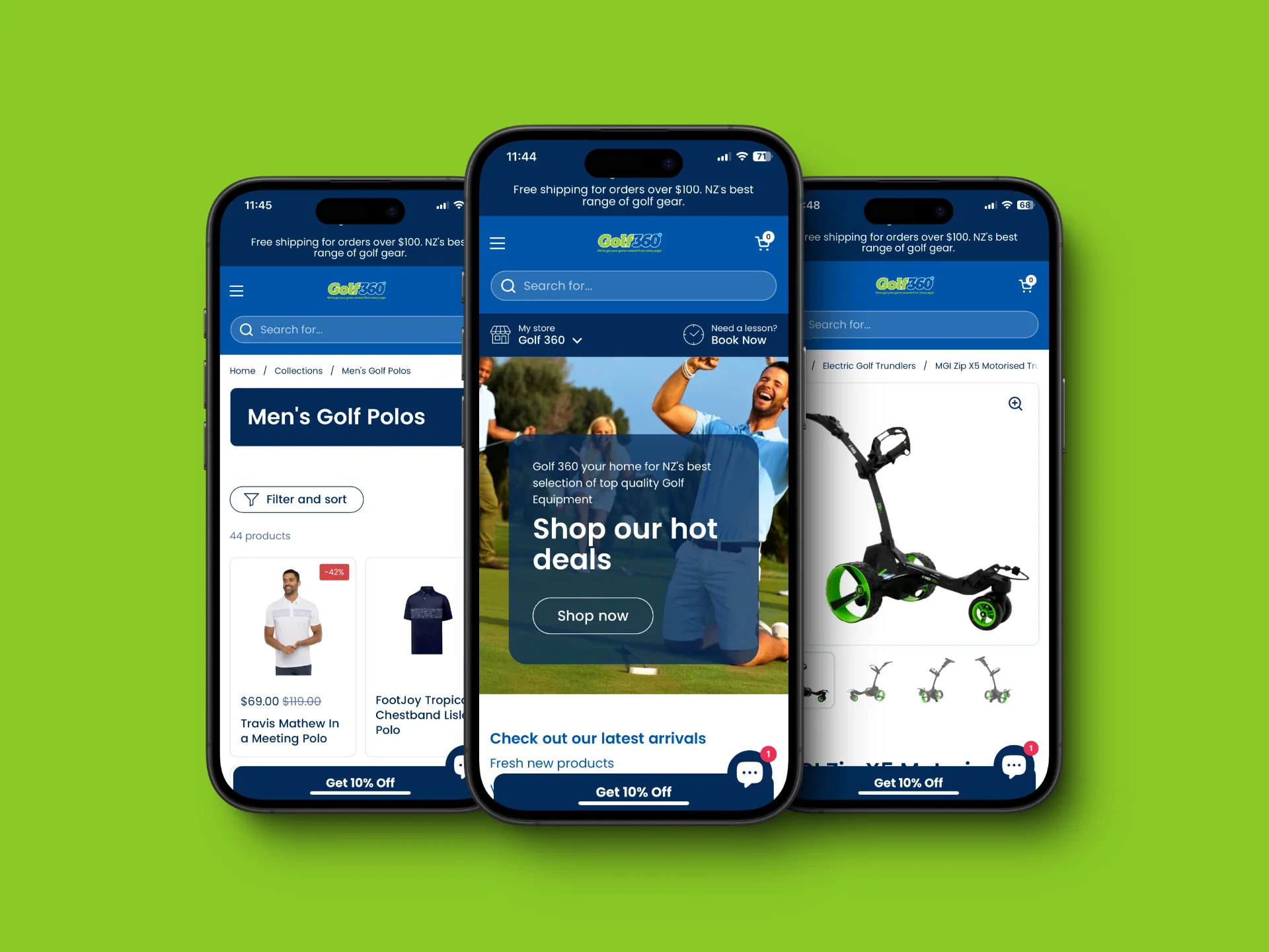 Showing how your store looks on mobile